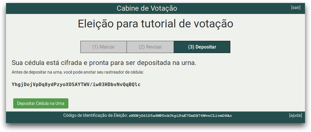 Cédula foi cifrada Cédula cifrada
